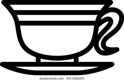 Illustration mini drink tea cup