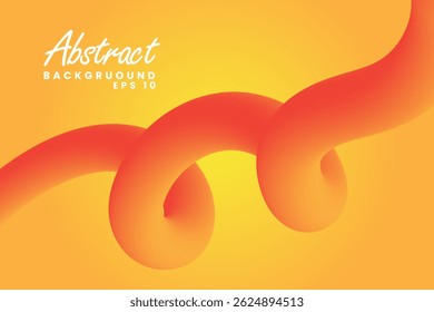 Illustration of Minimalist Abstract Blend Orange in Variation Colour Background, Suitable for poster and banner. Vector EPS 10
