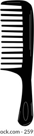 The Illustration of minimalist Comb