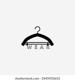 illustration of a minimalist logo design can be used for women's clothing products, symbols, signs, online shop logos, special clothing logos, boutique