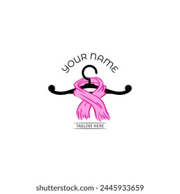 illustration of a minimalist logo design can be used for women's clothing products, symbols, signs, online shop logos, special clothing logos, boutique