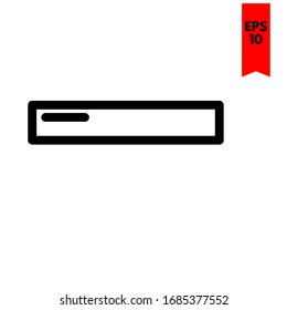 illustration of minus flat icon