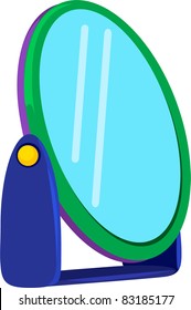 illustration of mirror