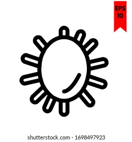 ilustración de icono plano de espejo