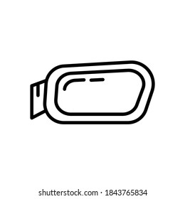 A illustration of a mirror . Pictures about mirror. Can be used for icons, logos, or vectors. 