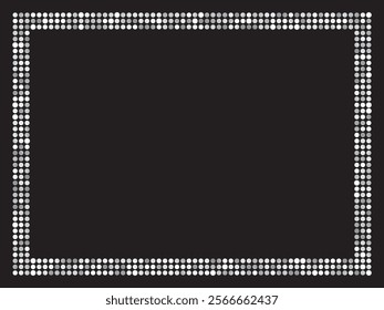 Illustration of a mirror tile frame