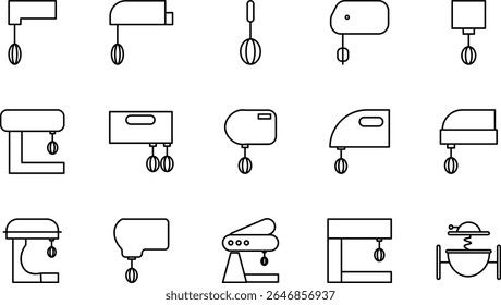 ilustração do ícone do pacote de mistura