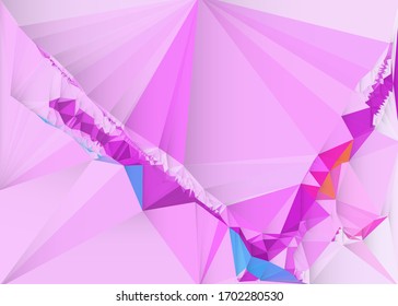 Illustration moderne abstrakte Polygonform für Hintergrundbilder. Vektorillustration des geometrischen Musters