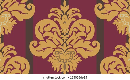 illustration of modern carpet and fabric patterns 
