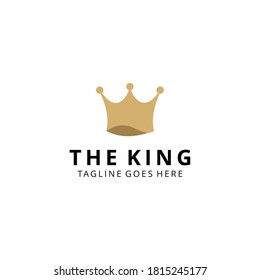 Illustration modern Crown jewelry luxury geometric logo design