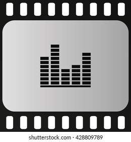 Illustration of modern EQ icon. 