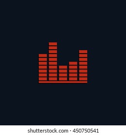 Illustration of modern EQ icon.