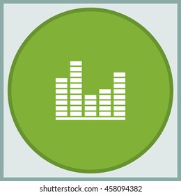 Illustration of modern EQ icon.