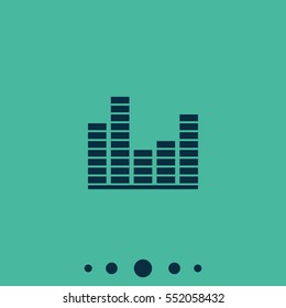 Illustration of modern EQ icon.