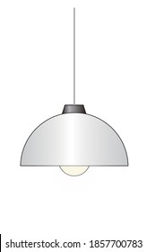 Illustration of modern hanging lighting