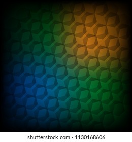 illustration modern hexagon abstract shape
