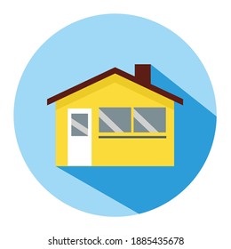illustration of modern house architecture vector design good for property bussines logo