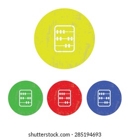 illustration of modern icon  abacus