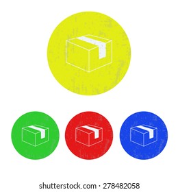 illustration of modern icon box