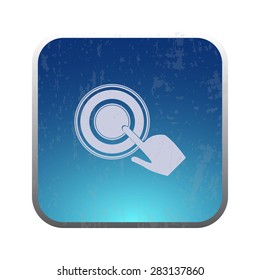 illustration of modern icon button