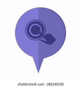 illustration of modern icon button