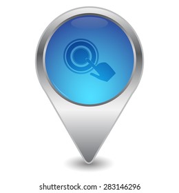 illustration of modern icon button