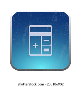 illustration of modern icon calculator