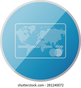 illustration of modern icon card