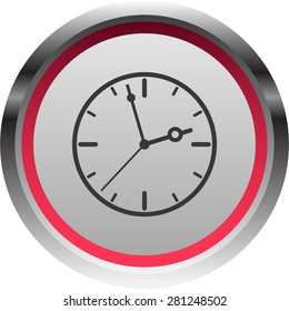 illustration of modern icon clock