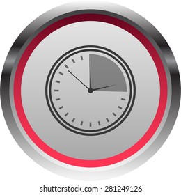 illustration of modern icon clock
