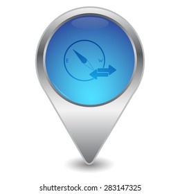 illustration of modern icon compass