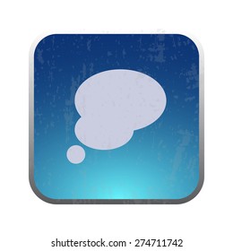 Illustration of modern icon dialog cloud