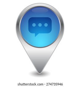 Illustration of modern icon dialog cloud