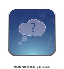 illustration of modern icon dialog cloud