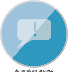 illustration of modern icon dialog cloud