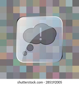 illustration of modern icon dialog cloud
