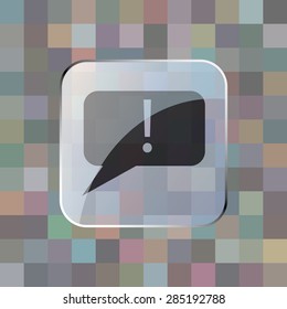 illustration of modern icon dialog cloud