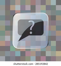 illustration of modern icon dialog cloud