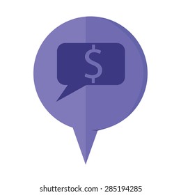 illustration of modern icon dialog cloud