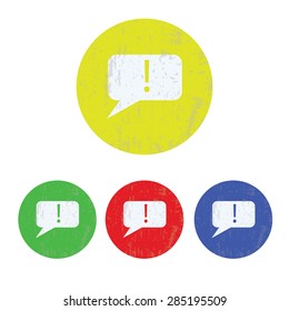 illustration of modern icon dialog cloud