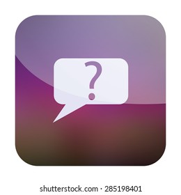 illustration of modern icon dialog cloud
