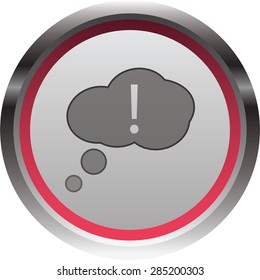 illustration of modern icon dialog cloud