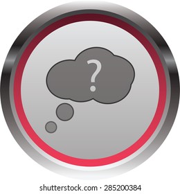 illustration of modern icon dialog cloud