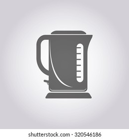  illustration of modern icon electric teapot
