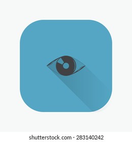 illustration of modern icon eye