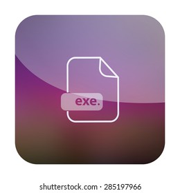 illustration of modern icon files