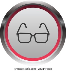 illustration of modern icon glasses