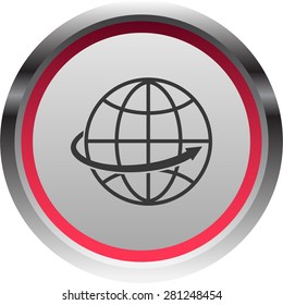 illustration of modern icon internet