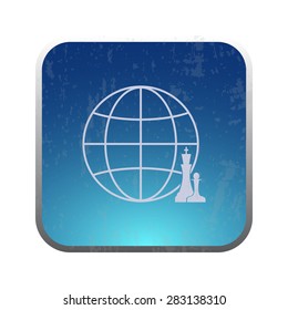 illustration of modern icon internet