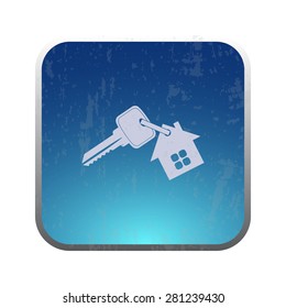 illustration of modern icon key